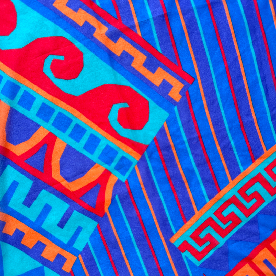 Patricia Dumont Bold Abstract Print Square Scarf