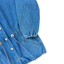 Load image into Gallery viewer, Reitman&#39;s Pop Express Hooded Denim Jacket | Small-Medium
