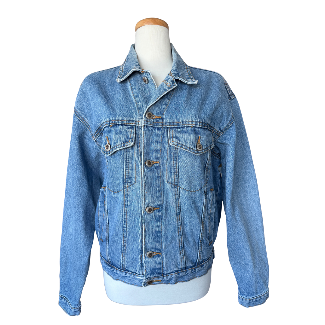Jacob and Lazer Oversized Fit Denim Jacket | Small-Medium