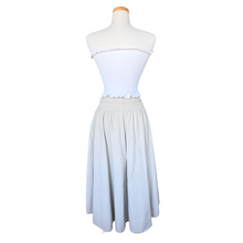 Load image into Gallery viewer, Pelican Cove Beige Cotton Skirt | Medium-Large
