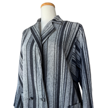 Load image into Gallery viewer, Grey Striped Blazer | Extra-large / 2X
