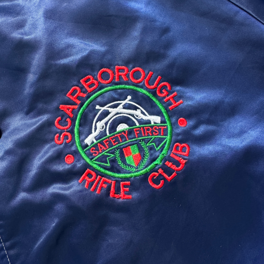 Scarborough Rifle Club Navy Bomber Jacket | Men's Large