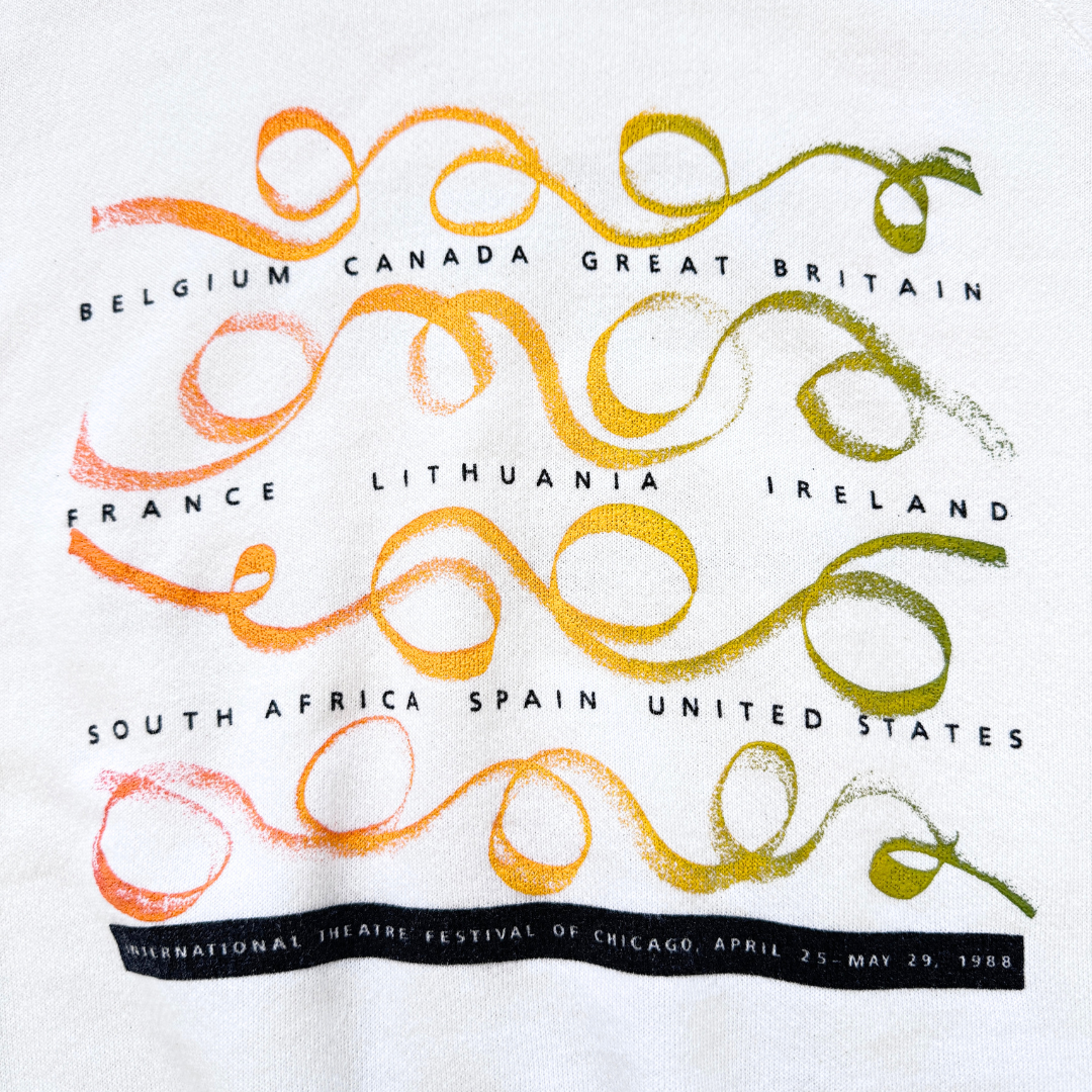 International Theatre Festival of Chicago Sweatshirt (1989) | Medium