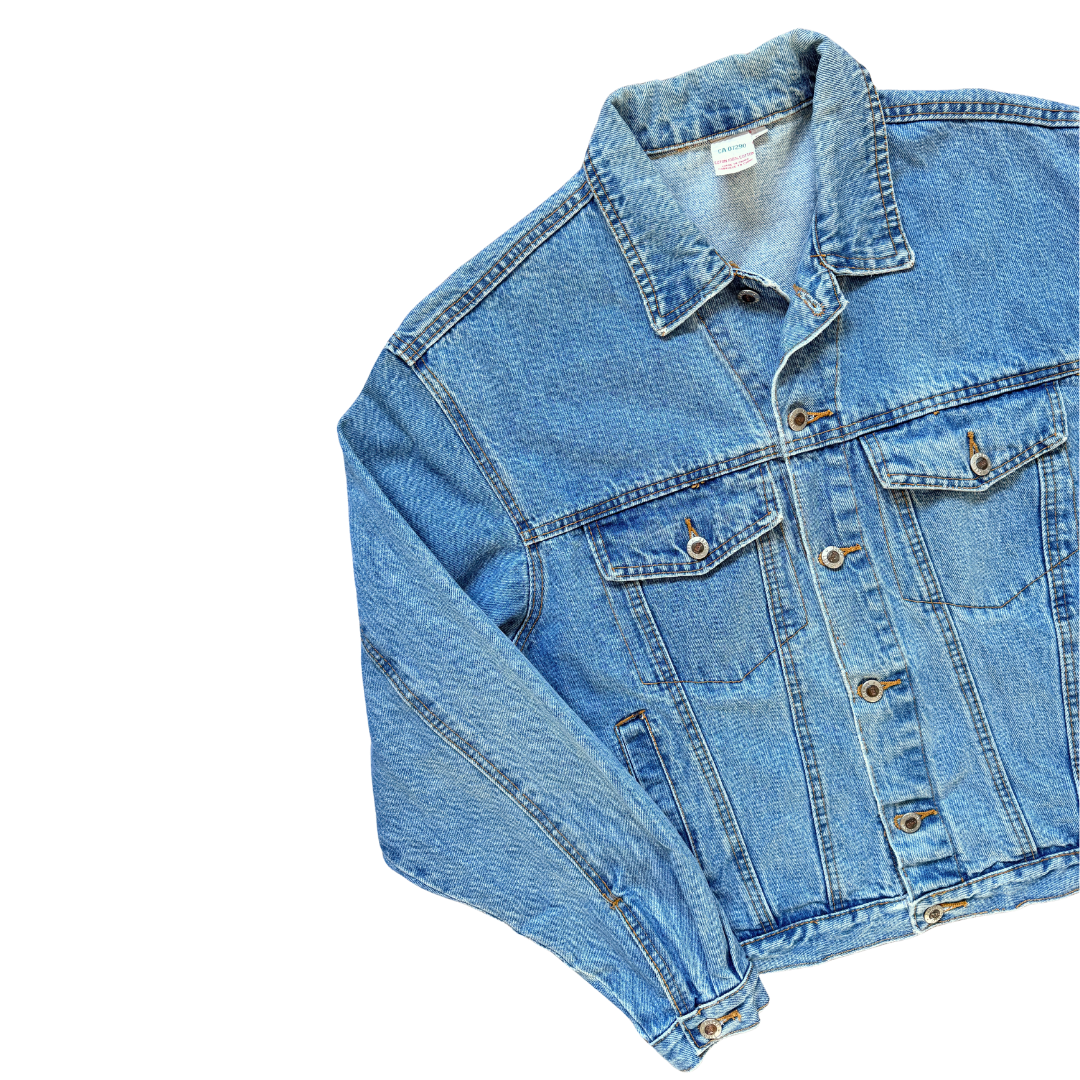 Jacob and Lazer Oversized Fit Denim Jacket | Small-Medium
