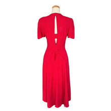 Load image into Gallery viewer, Lori Weidner Red Cutout Tie-Back Dress | Medium
