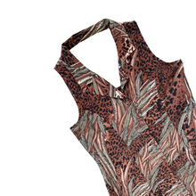 Load image into Gallery viewer, EastWest Fashions Leopard and Leaves Maxi Dress | Medium
