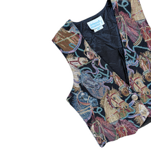 Load image into Gallery viewer, Deborah Murray Horse Graphic Textile Vest | Medium
