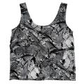 Vintage 80s Black and White Geometric Tank Top | Medium