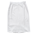 Vintage 1980s-1990s Town & Country Off White Pleated Midi Skirt | Medium