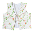 Recycled Pink Floral Tie-Front Vest | 2XL