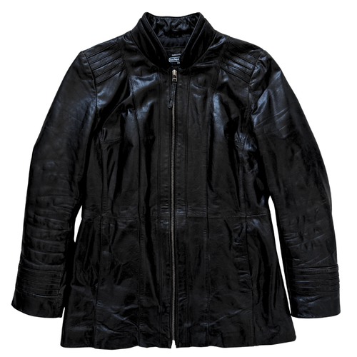 Vintage 1980s-1990s Boutique of Leathers Mid Length Jacket - Medium