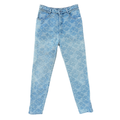 Vintage 80s Pentimento Textured Slim Jeans with Zippered Ankles | 28