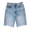 2000s - Modern Mavi Selina Light Wash Denim Jorts / Bermuda Shorts