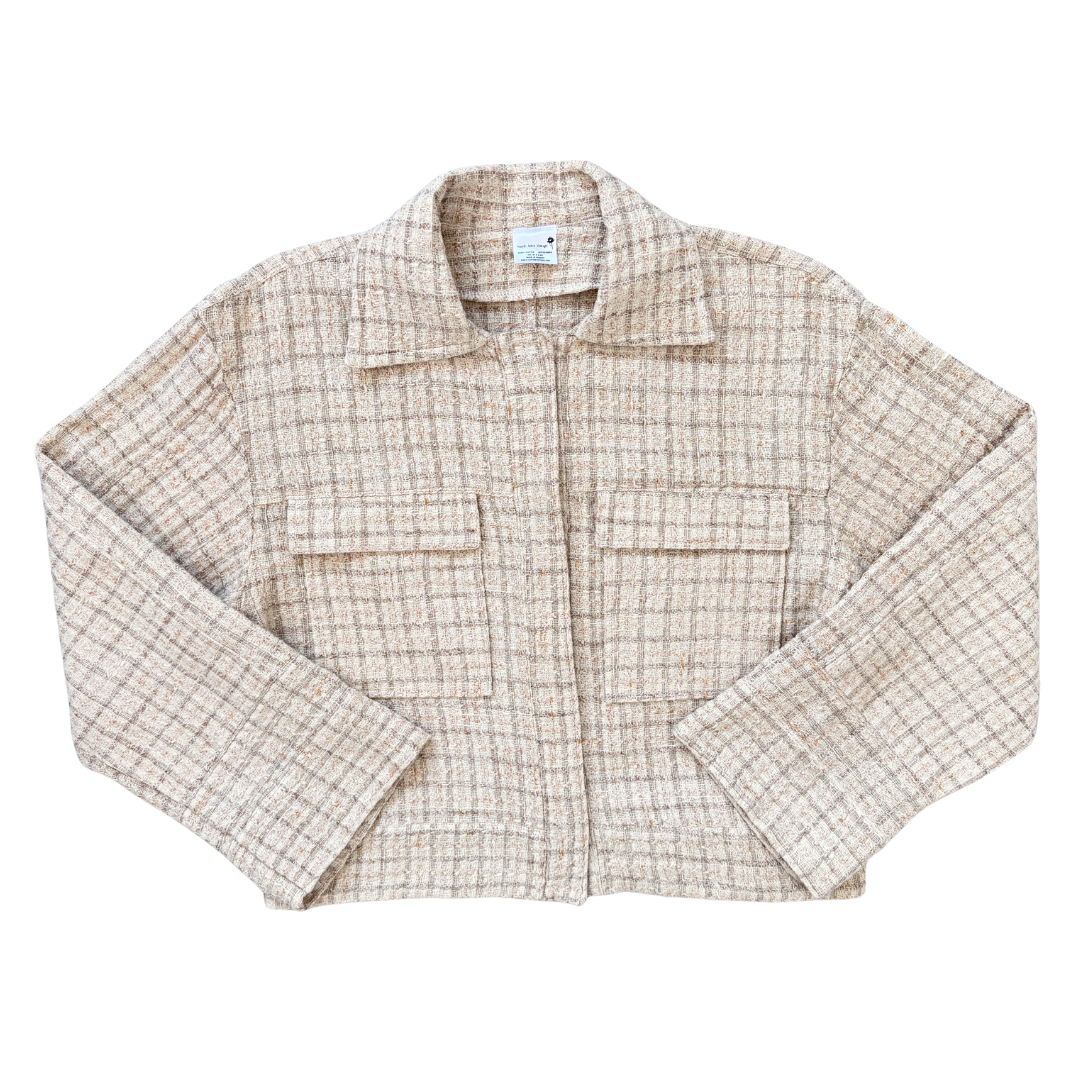 Hand Crafted Genuine Scottish Tweed Relaxed Fit Jacket | Small - Medium