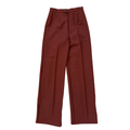 Vintage 80s Burnt Orange Dress Pants | Extra-Small