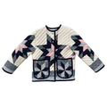 Recycled Floral Star Quilted Jacket | Extra-Small / Small