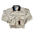 Vintage 80s-90s Men's Romeo Sannia Canvas Bomber Jacket | Small