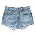 2000s - Modern Levi's 501 Cut Off Button Fly Jean Shorts 27