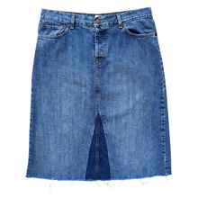 Load image into Gallery viewer, Vintage Y2K Lucky Brand Distressed Denim Skirt | Large
