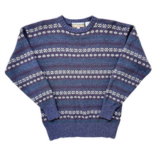 Load image into Gallery viewer, Vintage 1980s-1990s Denver Hayes Men&#39;s Abstract Knit Wool Pullover Sweater | Medium
