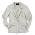 Artisan Robin Barre Beige Linen Blazer | Small