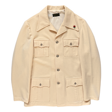 Load image into Gallery viewer, Vintage 1970s Sears Men&#39;s Butter Yellow Suit Jacket | Medium-Large
