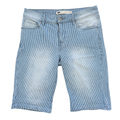 Levi's Light Wash Striped Jorts | Size 6