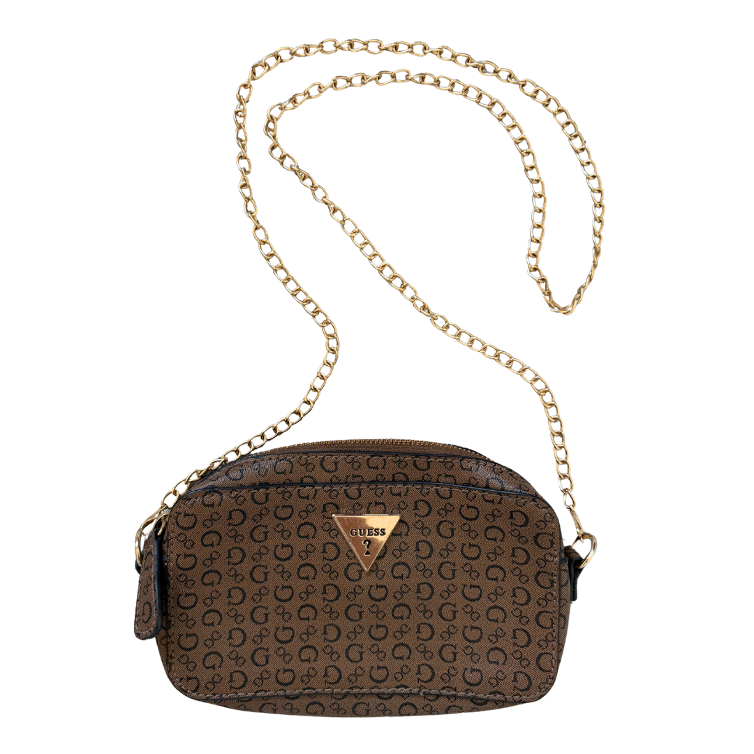 Y2K Guess Noelle Monagram Camera Bag / Purse