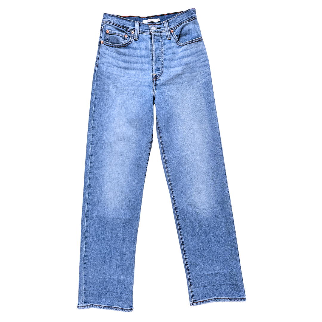 Mint Condition Levi's Ribcage Straight Jeans Size 28