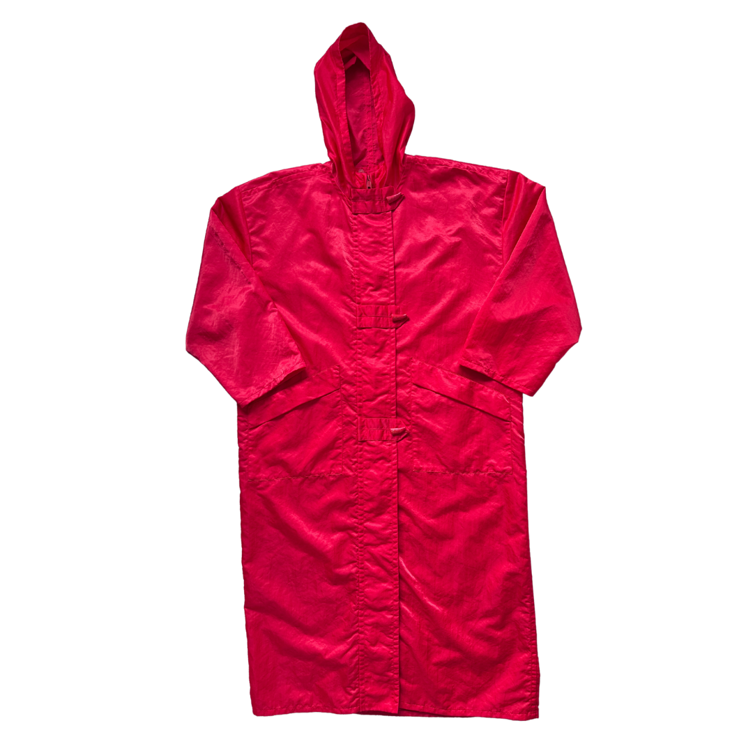 Linda Lundstrom LaParka Red Wool with Black Nisga Motif | Large