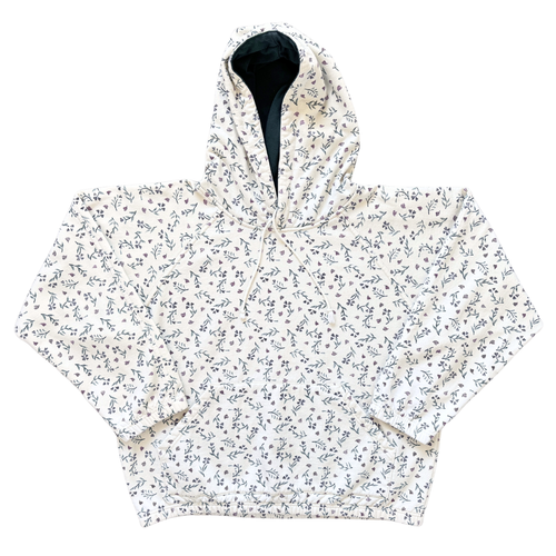 Vintage 1990s Northern Reflections Floral Hooded Sweatshirt - Large / Extra-Large