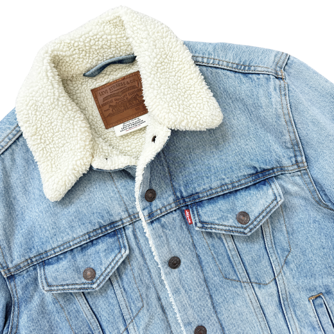 Levi's Denim Sherpa Jacket | Extra-Small / Small