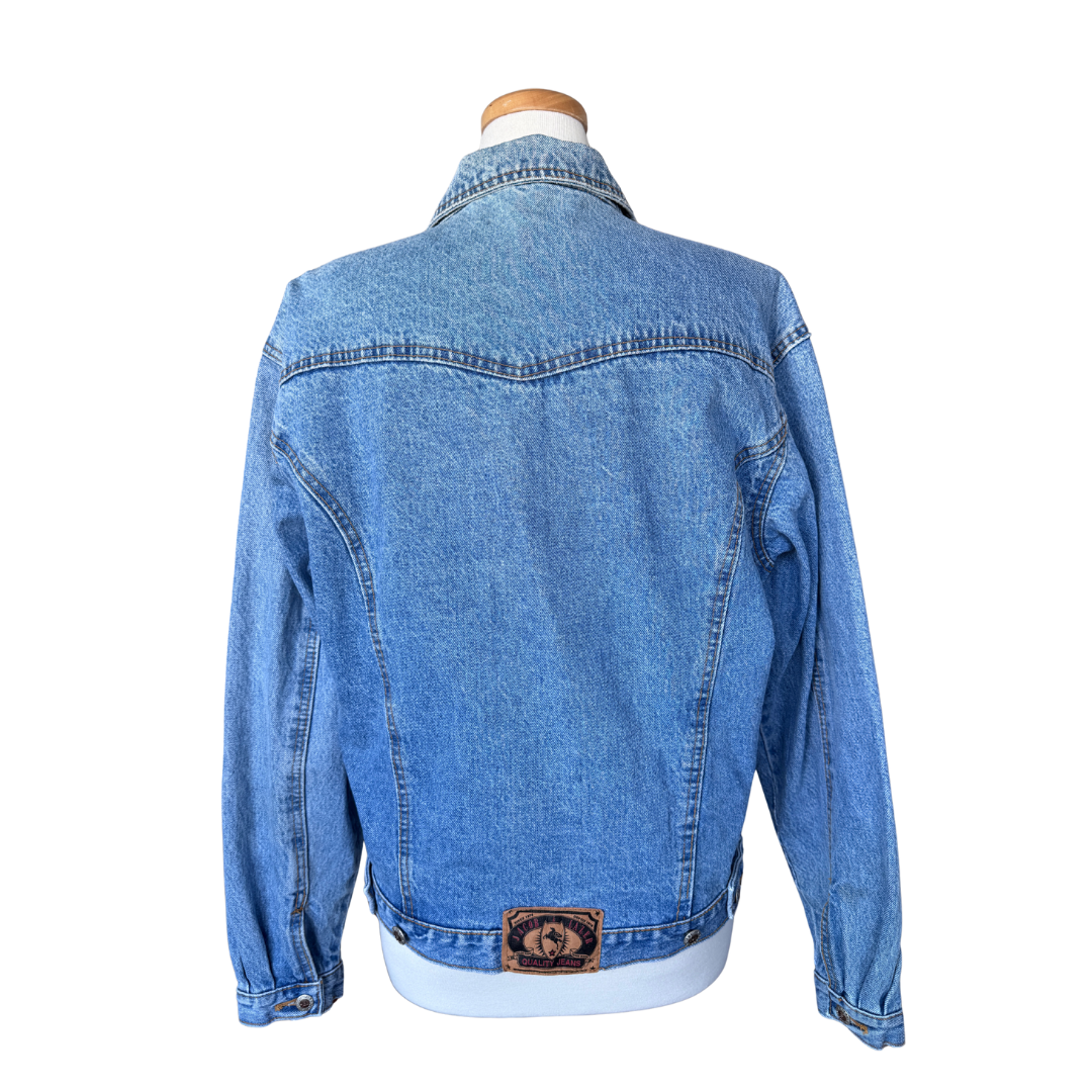 Jacob and Lazer Oversized Fit Denim Jacket | Small-Medium