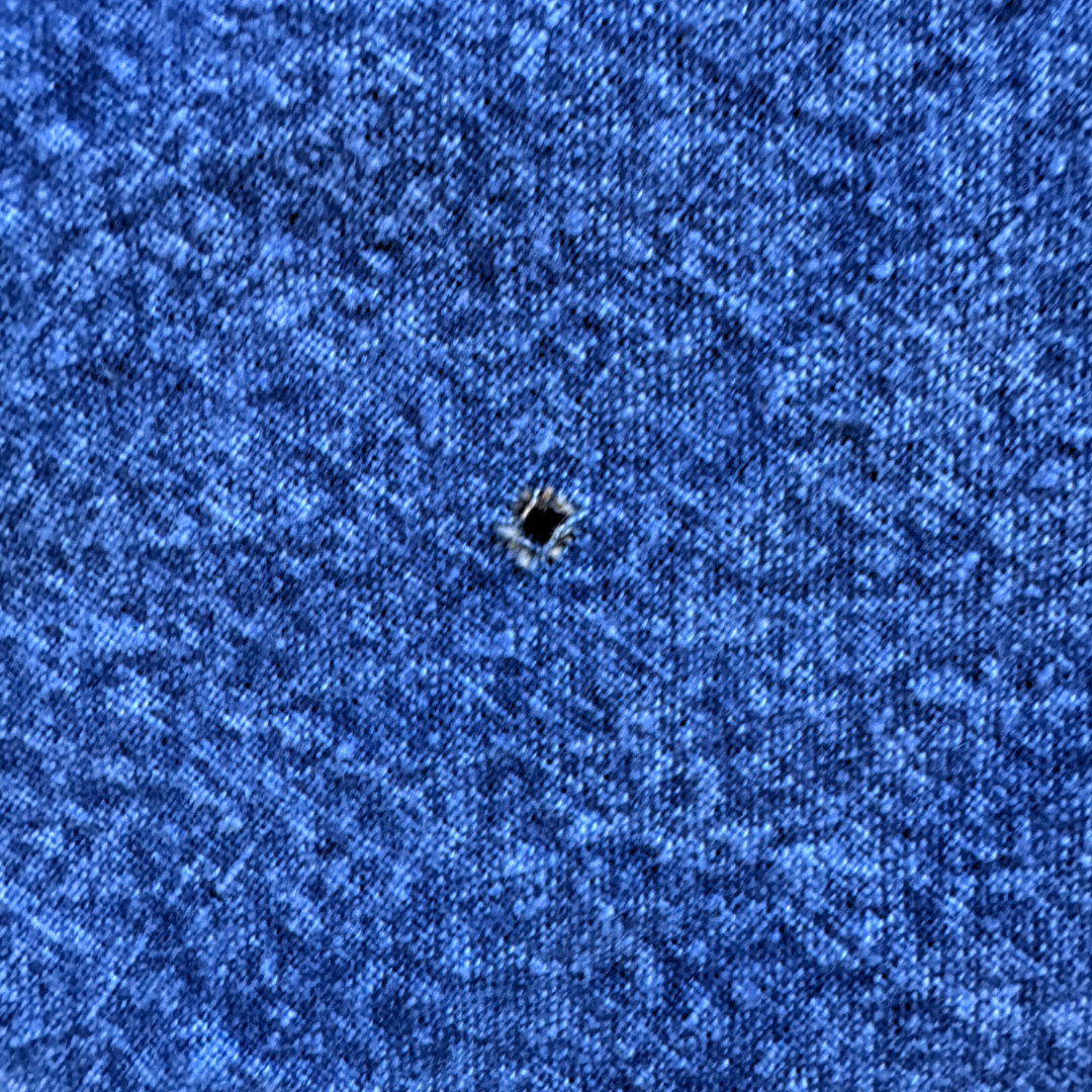 Jazzino Dark Denim Vest with Pearl Floral Applique | Small-Medium