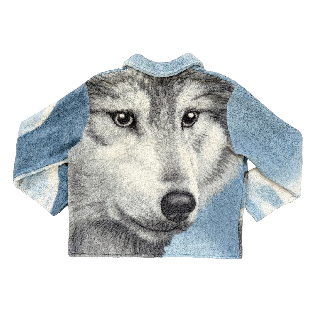 Howling at the Moon Recycled Blanket Coat | Large