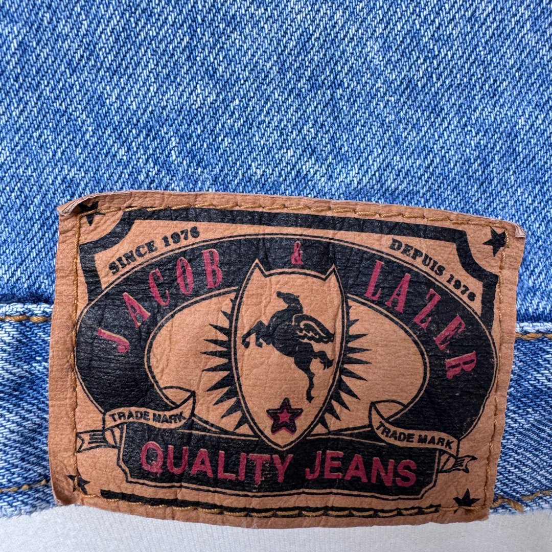 Jacob and Lazer Oversized Fit Denim Jacket | Small-Medium