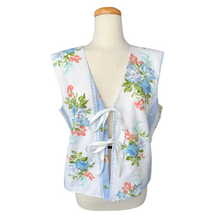 Load image into Gallery viewer, Recycled Blue and White Floral Vest | Extra-Large
