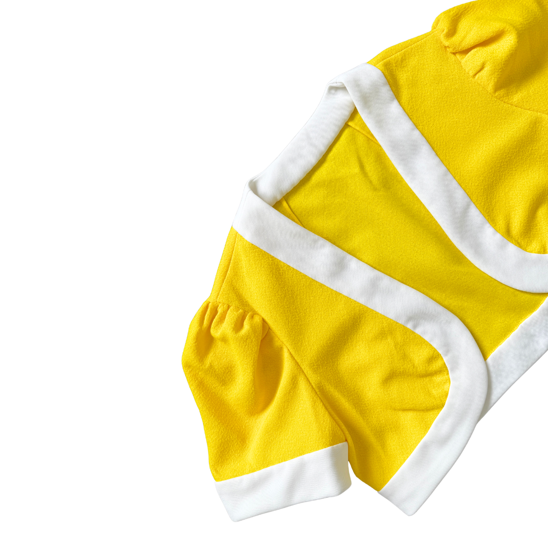 70s Neon Yellow Fortrel Bolero | Extra-Small