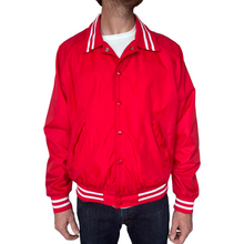 Load image into Gallery viewer, Men&#39;s Trimark Red Bomber Jacket | Large / Extra-Large

