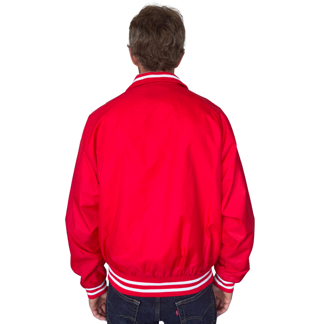 Men's Trimark Red Bomber Jacket | Large / Extra-Large
