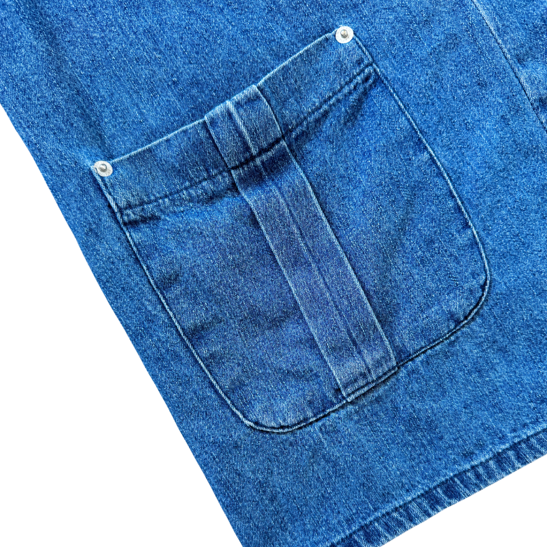 Faded Glory Sleeveless Denim Mini Dress | Small