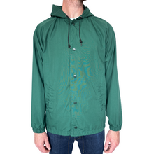 Load image into Gallery viewer, Men&#39;s Huskies &quot;Big Tommy and the Huskie Orchestra&quot; Hunter Green Wind Jacket | Medium
