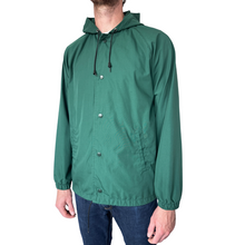 Load image into Gallery viewer, Men&#39;s Huskies &quot;Big Tommy and the Huskie Orchestra&quot; Hunter Green Wind Jacket | Medium

