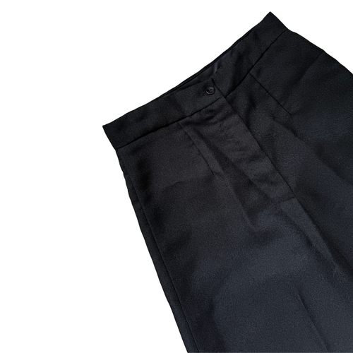 Black Wide Leg Pallazo Pants | Extra-Small / Small