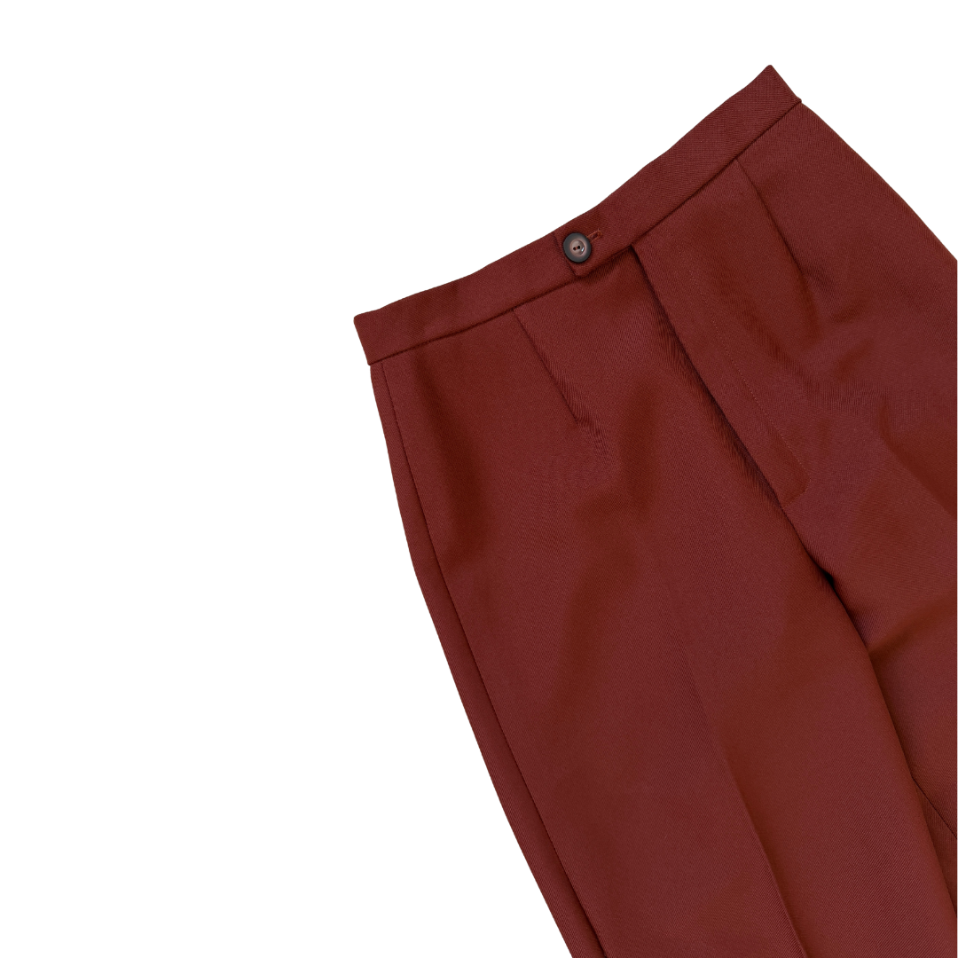 Burnt Orange Dress Pants | Extra-Small