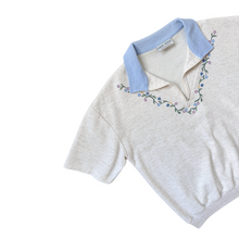 Load image into Gallery viewer, EastWest Fashions Collared Floral Sweatshirt | Small-Medium
