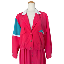 Load image into Gallery viewer, Fashion Gallery Bright Coral Abstract Graphic Jacket | Large
