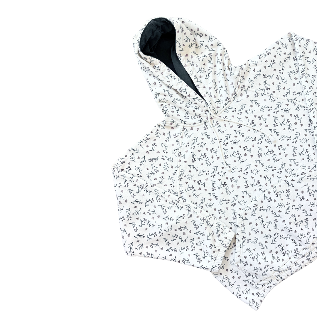 Northern Reflections Floral Hooded Sweatshirt | Large / Extra-Large