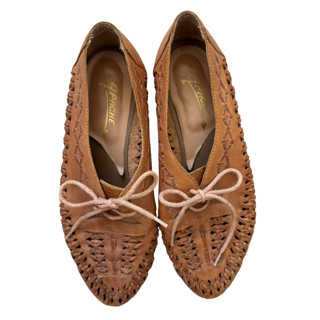 Brown Lace-up Huarache Shoes | Size 7