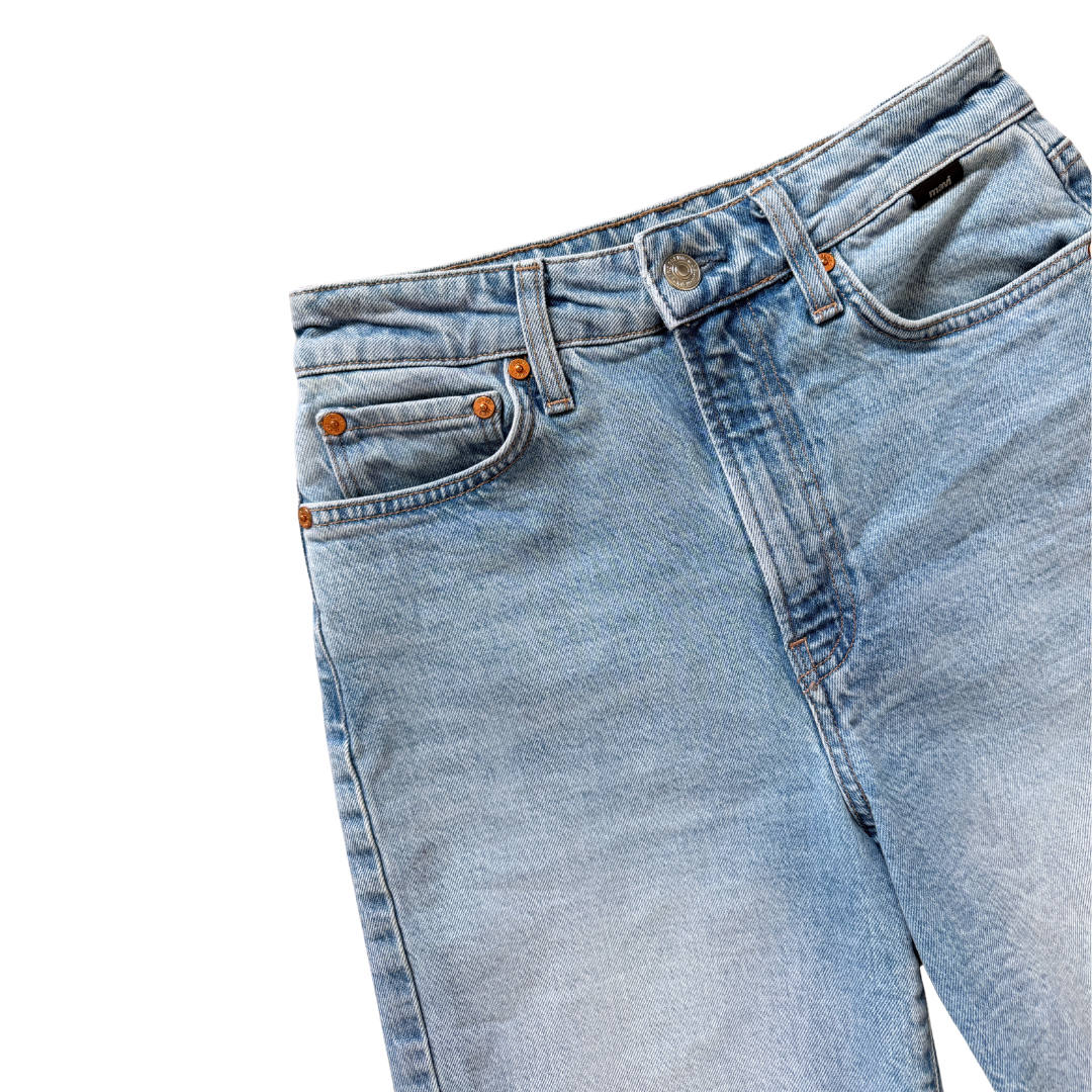 Mavi Selina Light Wash Denim Jorts | 25